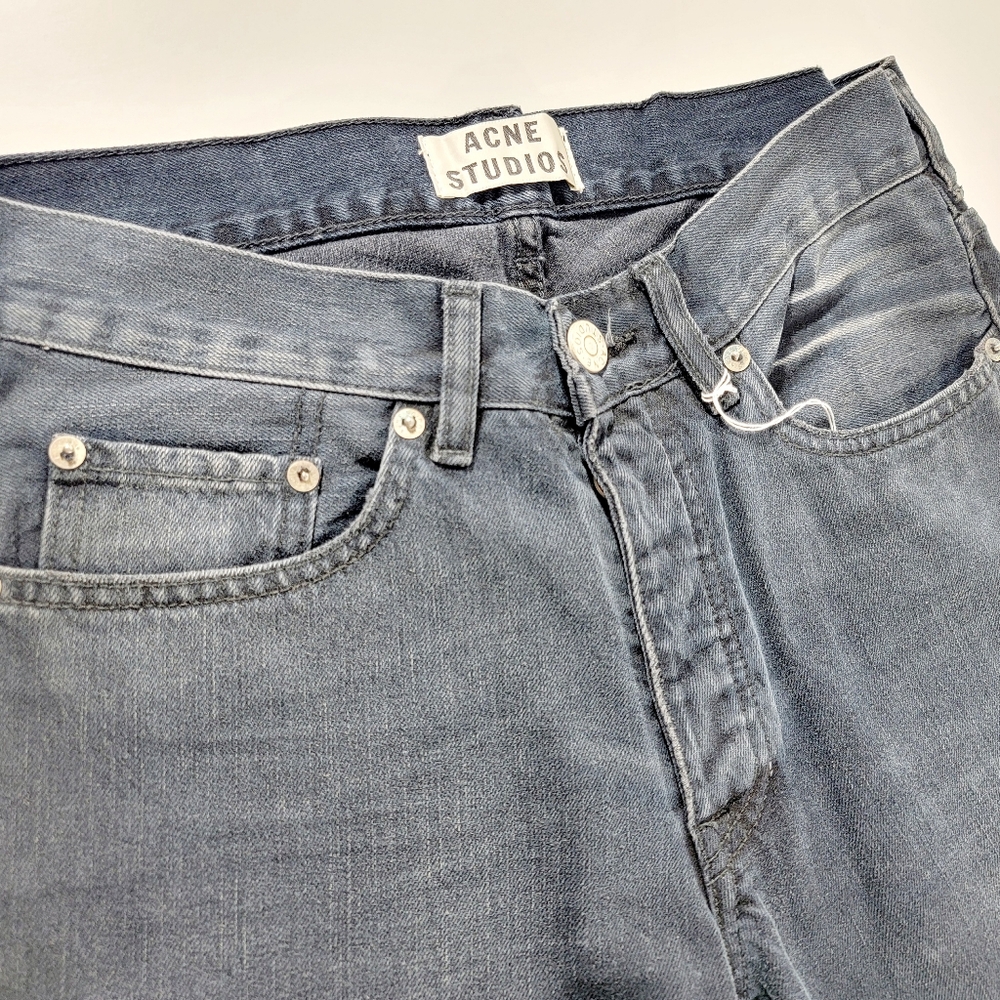 BRAND NEW! Acne Studios Roc Lana Dark Blue Jeans Pants - Picture 4 of 16